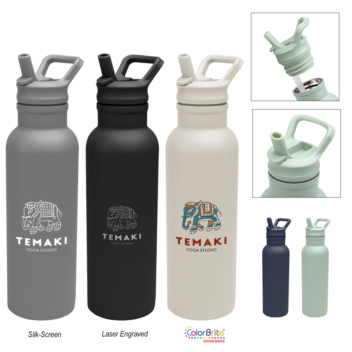 MasonView 17 Oz. Hailey Recycled Stainless Steel Bottle group image