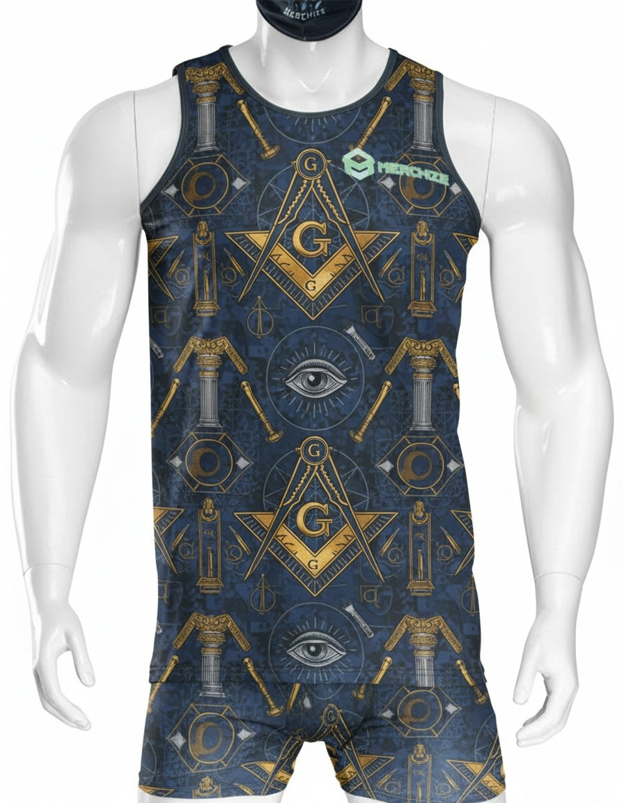 MasonView | All-over Print Tank Top