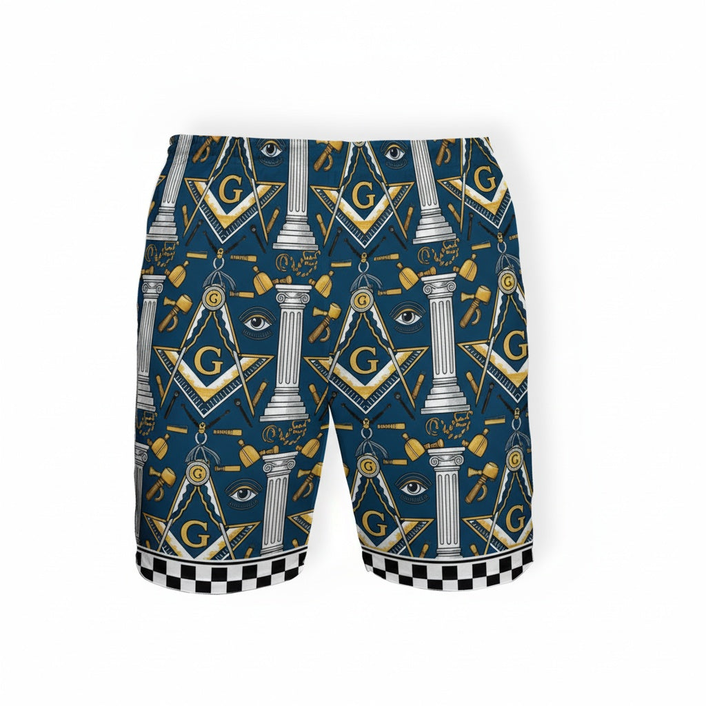 MasonView | All-over Print Sports Shorts