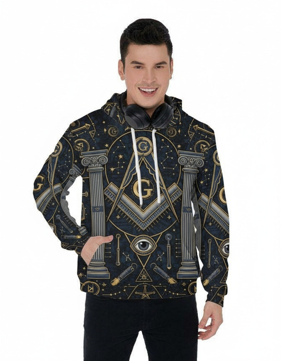 MasonView | All-Over Print Hoodie (Midweight)