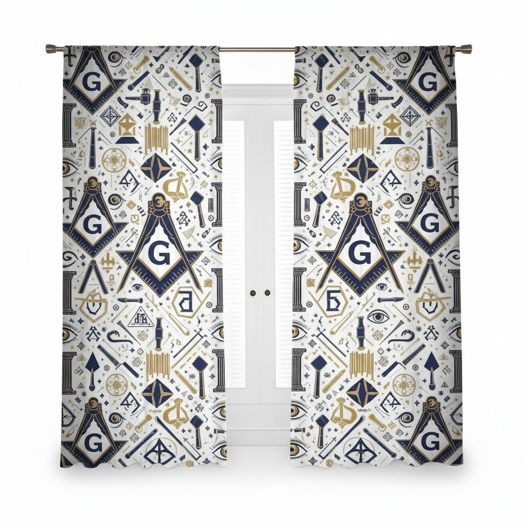 MasonView | Blackout Curtains with Hooks | 265(gsm)