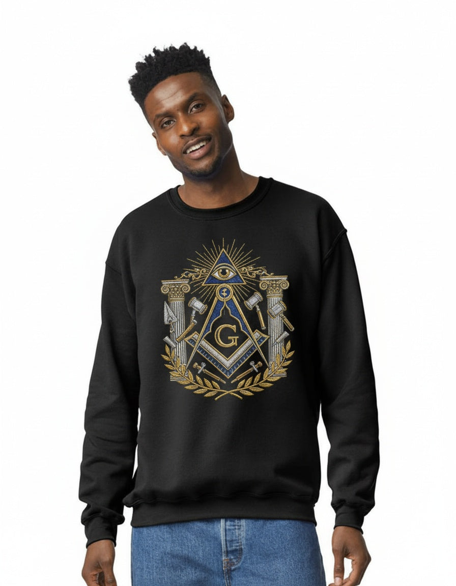 MasonView | Classic Unisex Crew-neck Sweatshirt Gildan 18000