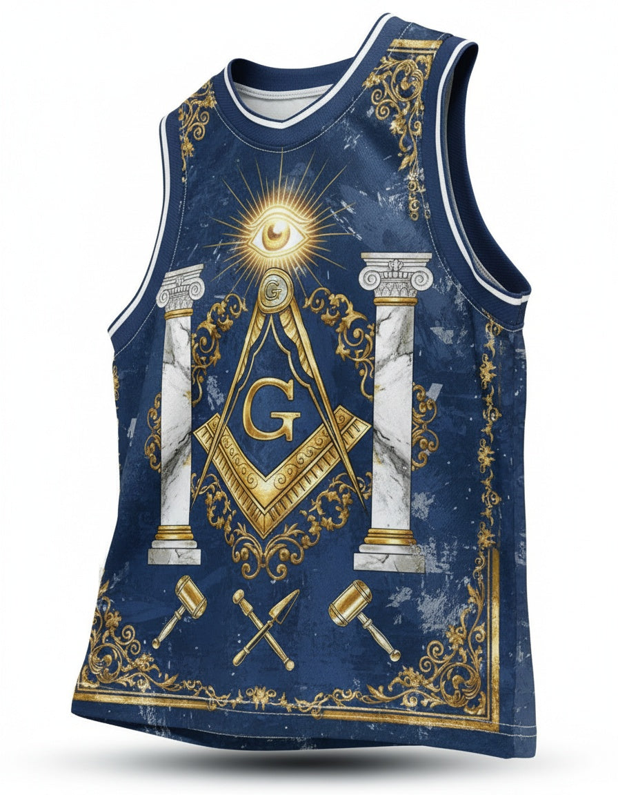 MasonView | All-over Print Kid And Youth Sleeveless Jersey Tank Top