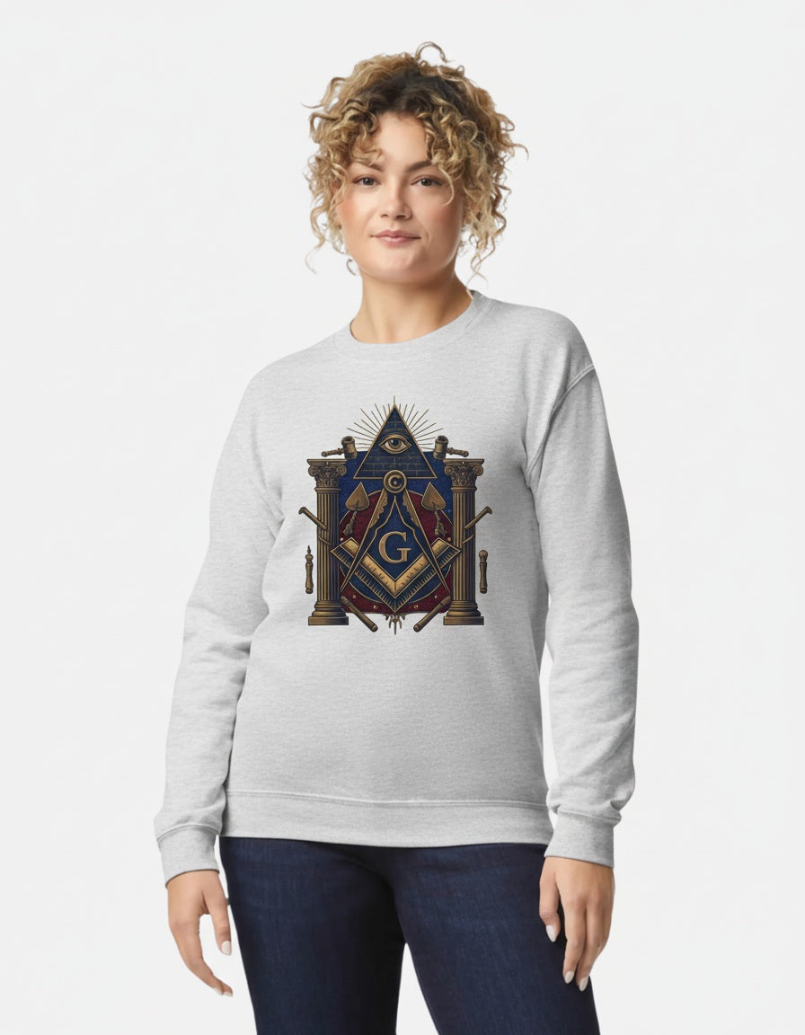 MasonView | Classic Unisex Crew-neck Sweatshirt Gildan 18000
