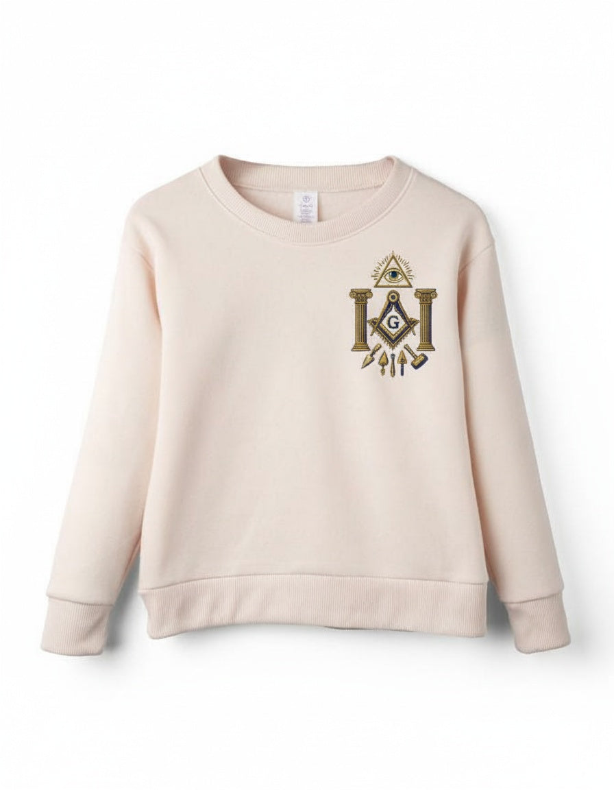MasonView | Embroidered Youth Sweatshirt