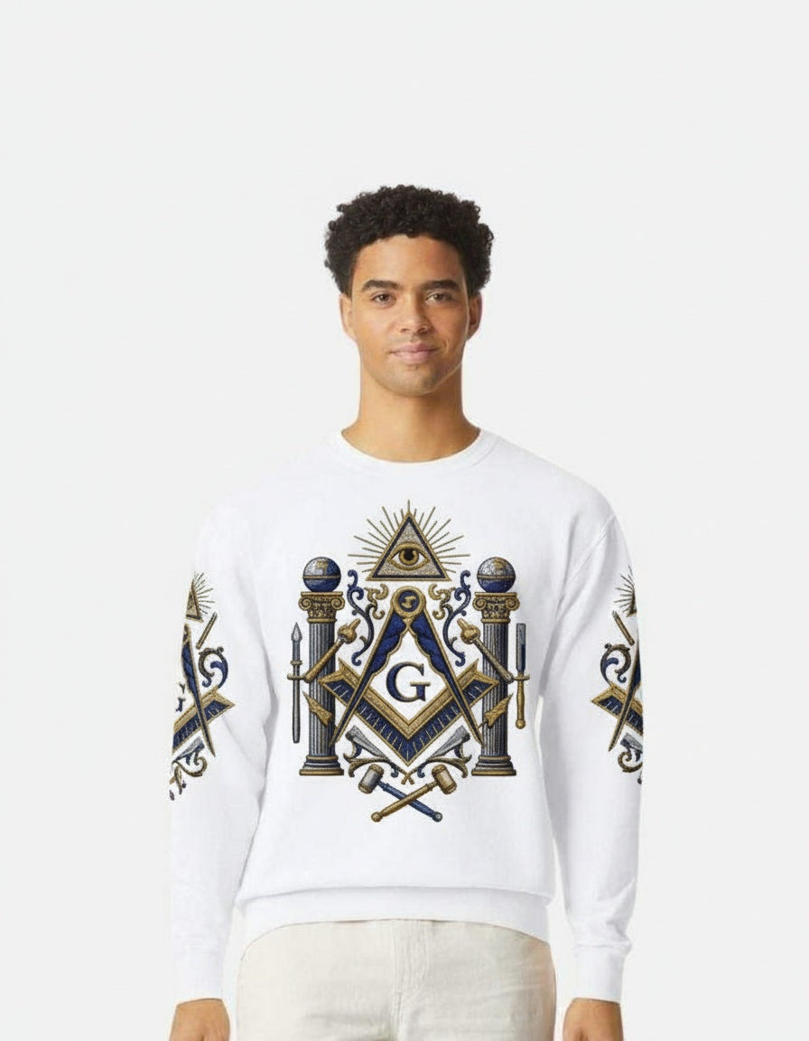 MasonView | Comfort Color Garment-Dyed Lightweight Fleece Crewneck Sweatshirt 1466