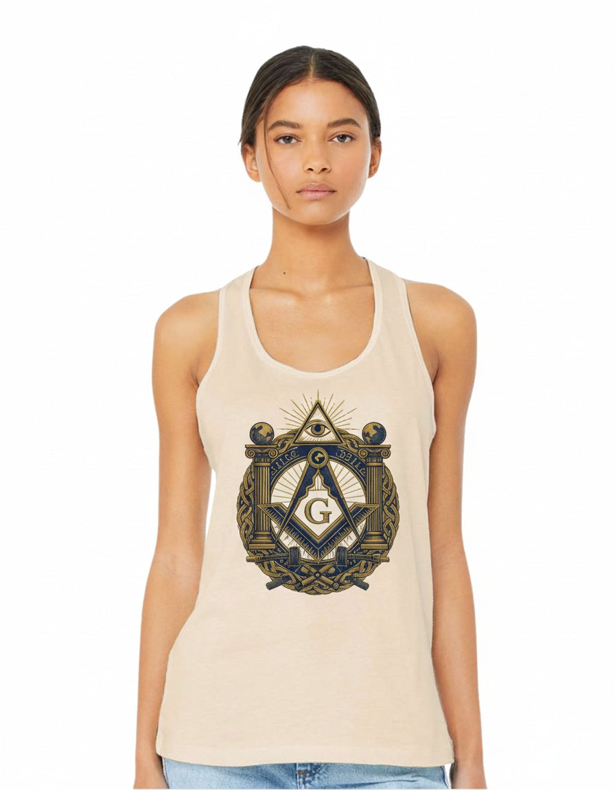 MasonView | Women's Jersey Racerback Tank Bella Canvas 6008