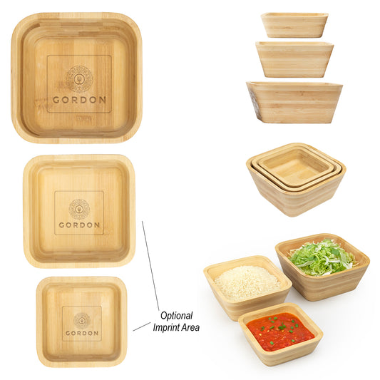 MasonView #75066 Bombay Bamboo Nesting Bowl Set group image