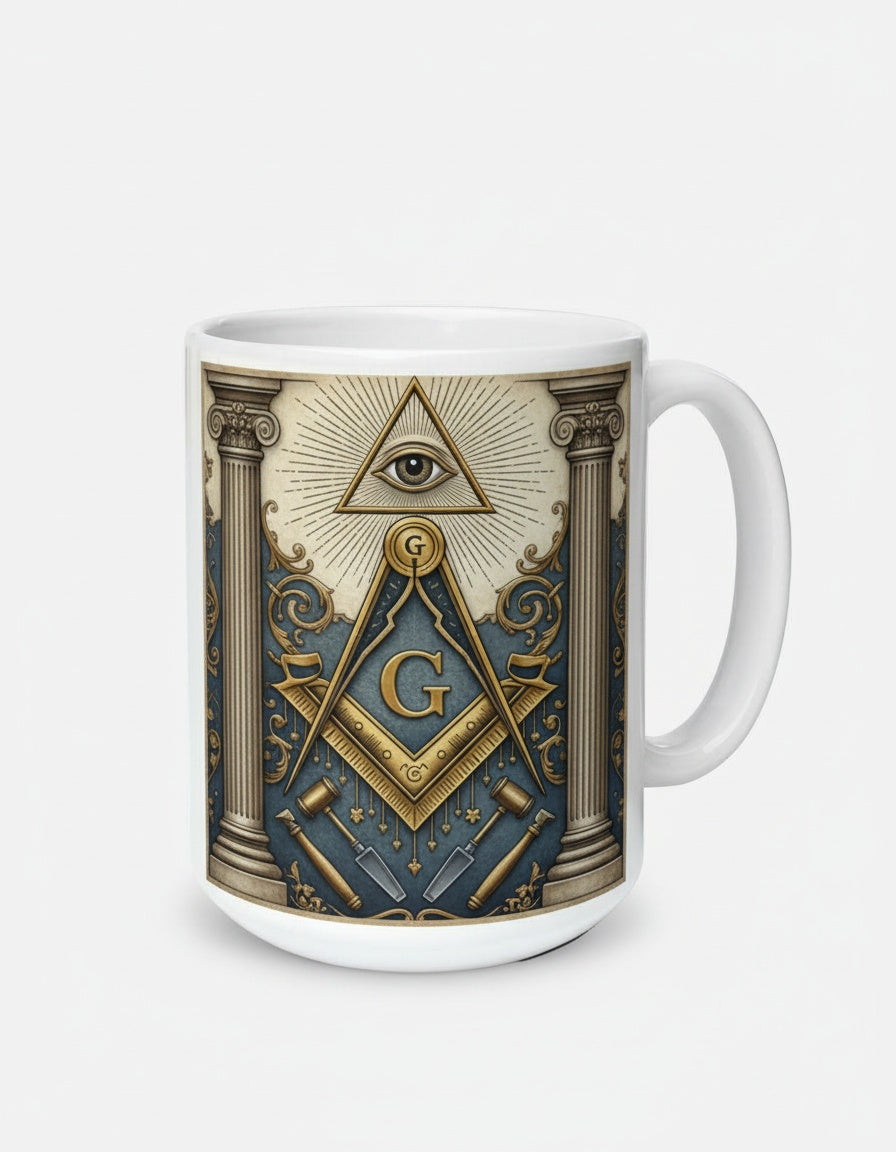 MasonView | Ceramic Mug (15oz) (Made In US)