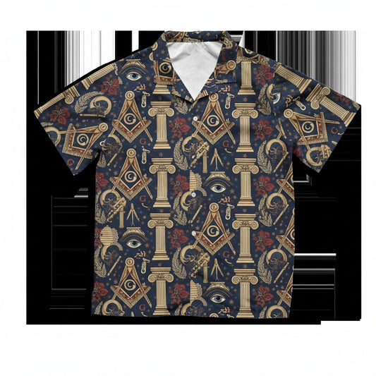 MasonView | All-over Print Hawaiian Shirt