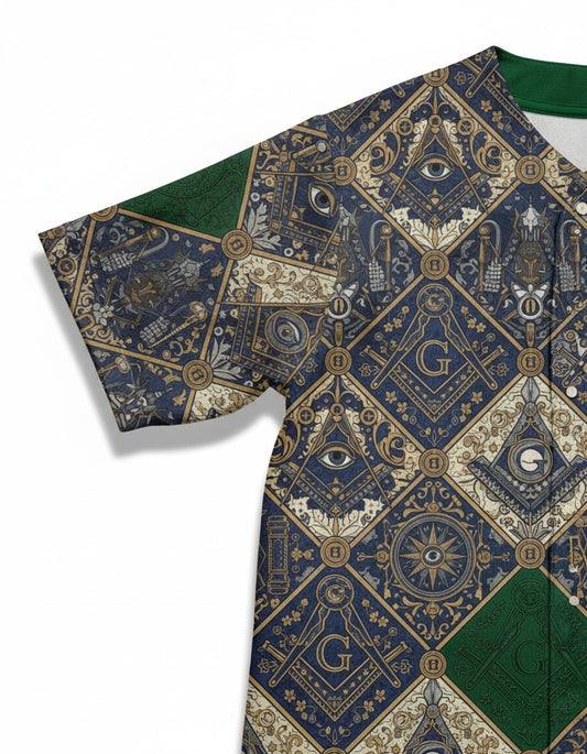 MasonView | All-over Print Baseball Jersey Without Piping
