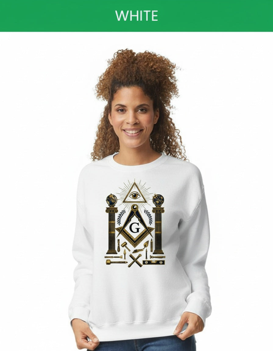 MasonView | Classic Unisex Crew-neck Sweatshirt Gildan 18000