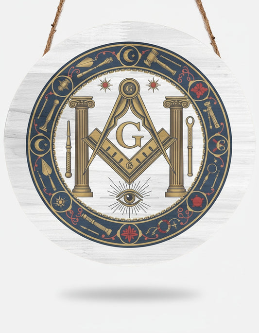 MasonView | Round Wood Sign