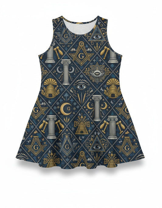 MasonView | All-over Print Sleeveless Dress