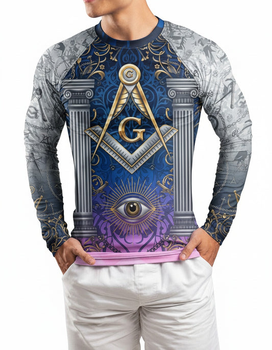 MasonView | All-over Print Long Sleeve Rash Guard
