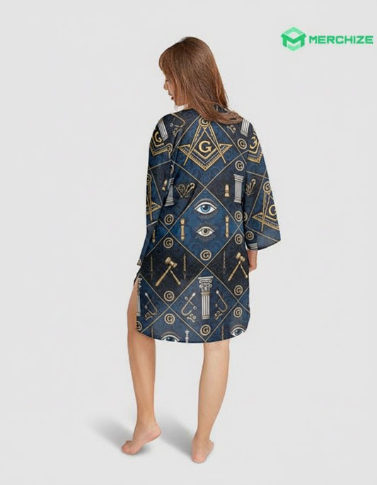 MasonView | All-over Print Beach Kimono