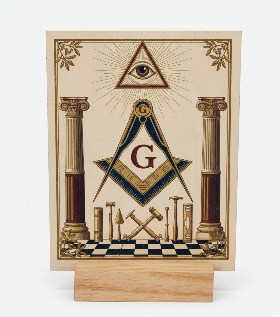 MasonView | Wood Photo Print With Stand