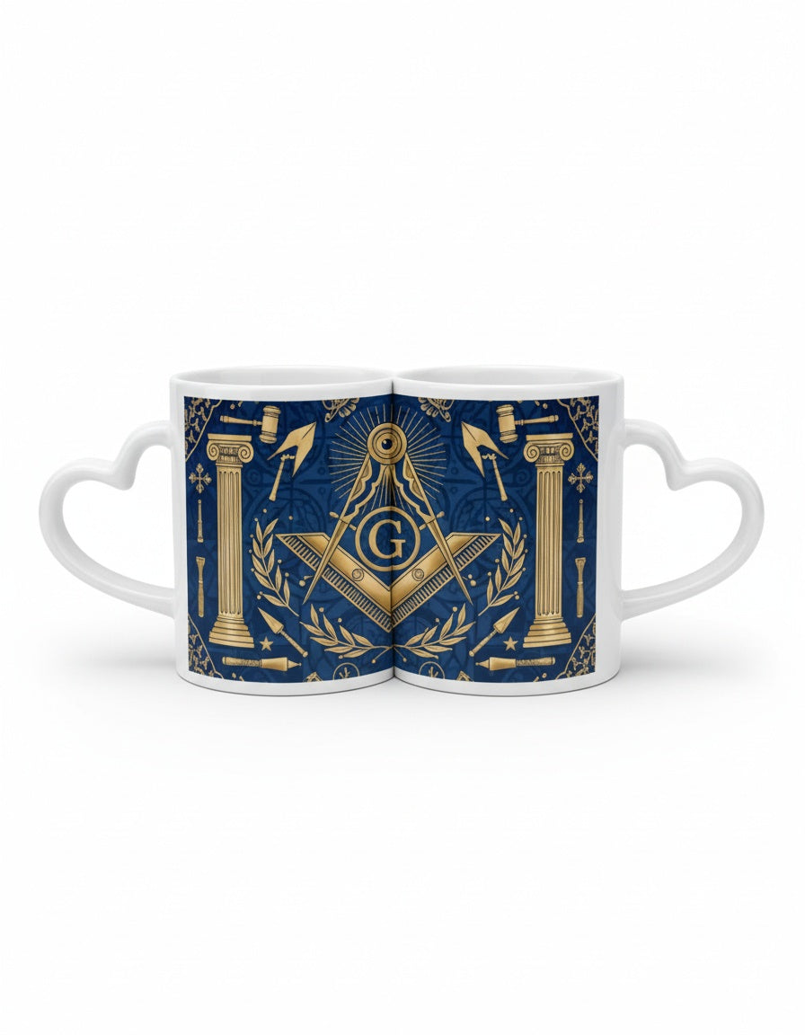 MasonView | Heart-shaped Mug Set