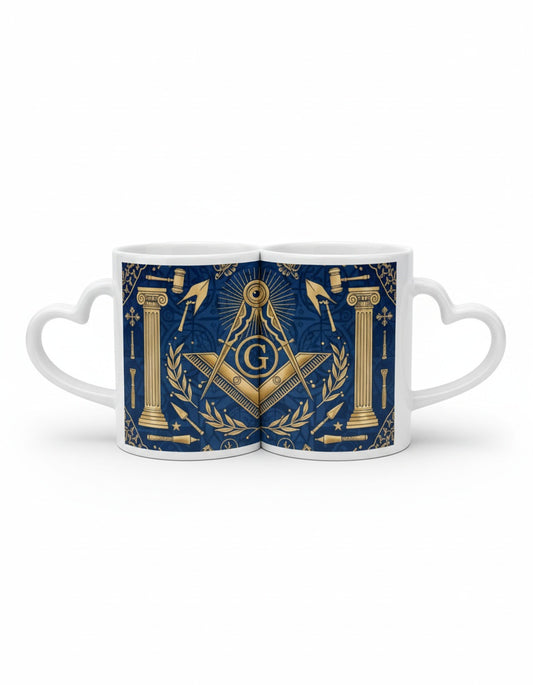 MasonView | Heart-shaped Mug Set
