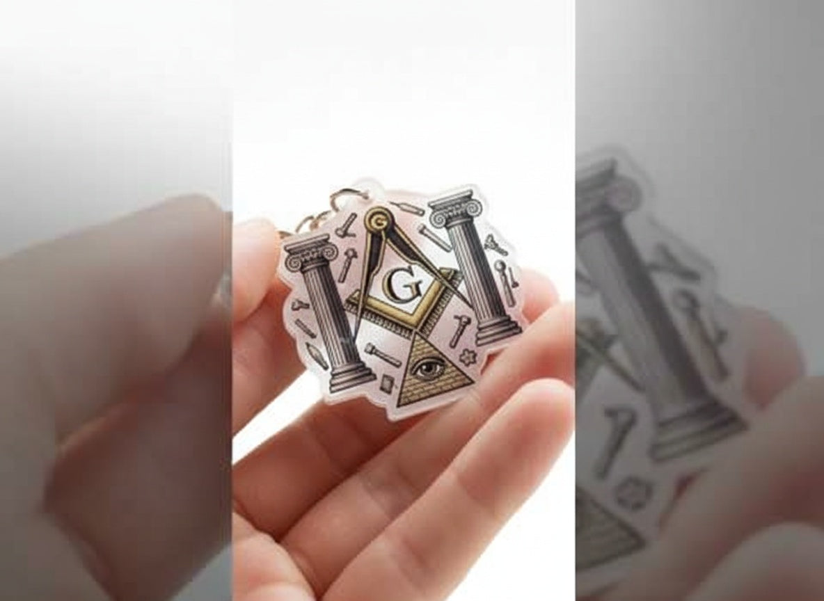 MasonView | Custom shape 2-layer Acrylic Keychain