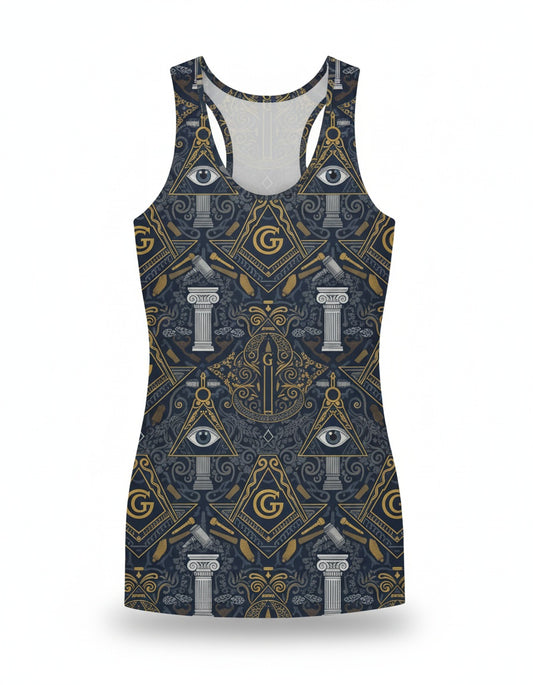 MasonView | All-over Print Women's Tank Top