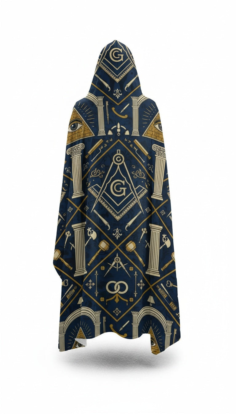 MasonView | All-over Print Hooded Blanket