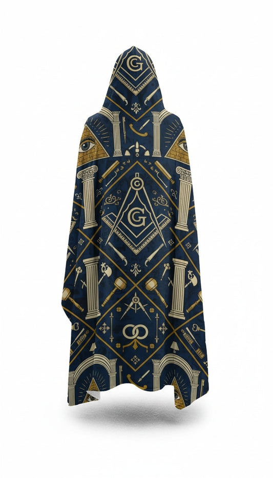 MasonView | All-over Print Hooded Blanket