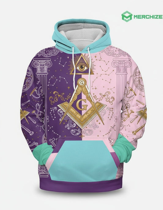 MasonView | All-over Print Youth Hoodie (Midweight)