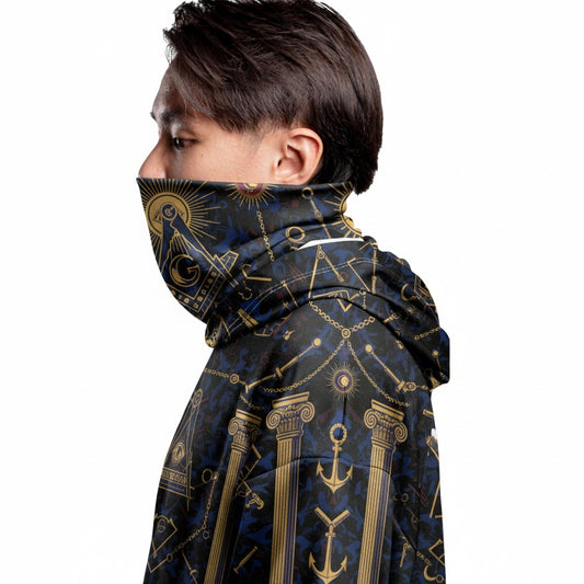MasonView | All-over Print Gaiter Hoodie (Midweight)