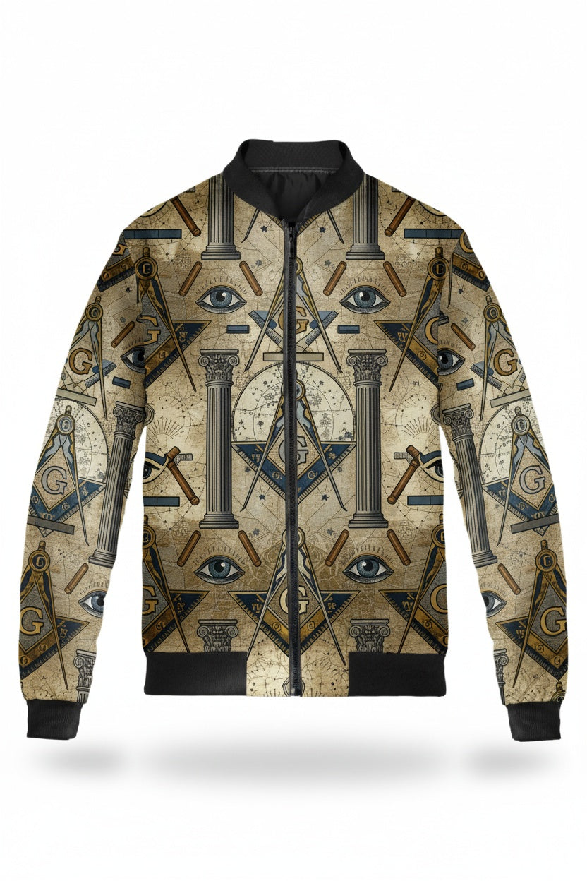 MasonView | All-over Print Bomber Jacket
