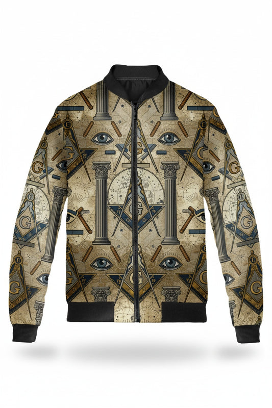 MasonView | All-over Print Bomber Jacket