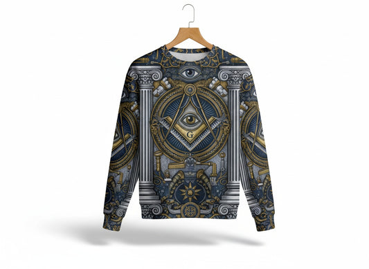 MasonView | All-over Print Sweatshirt (Midweight)