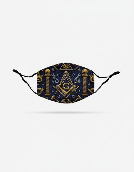 MasonView | All-over Print Stretch-To-Fit Mask