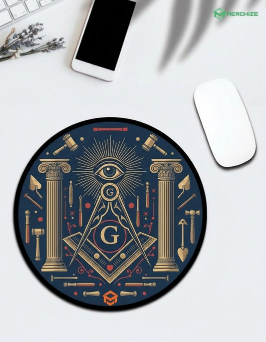 MasonView | Round Mouse Pad