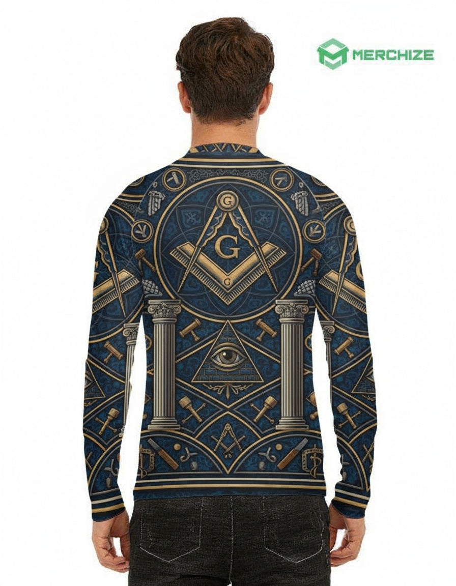 MasonView | All-over Print Long Sleeve Rash Guard