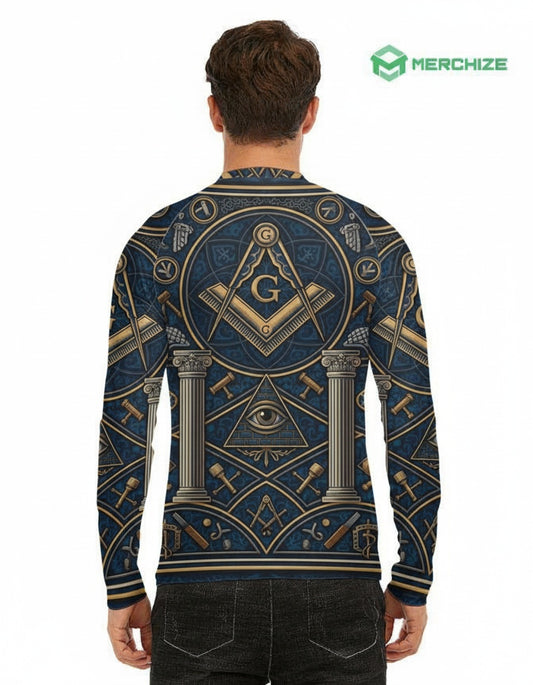 MasonView | All-over Print Long Sleeve Rash Guard
