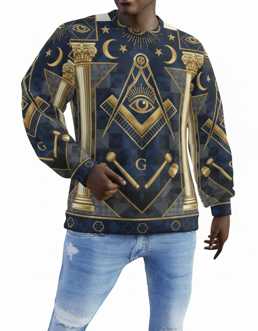 MasonView | All-over Print Sweater (Midweight)