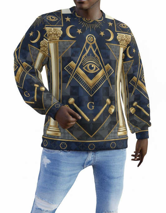 MasonView | All-over Print Sweater (Midweight)