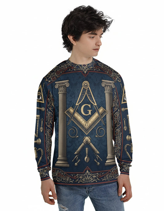 MasonView | All-over Print Long Sleeve Shirt