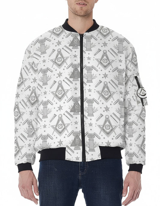 MasonView | All-over Print Casual Bomber (Lightweight)