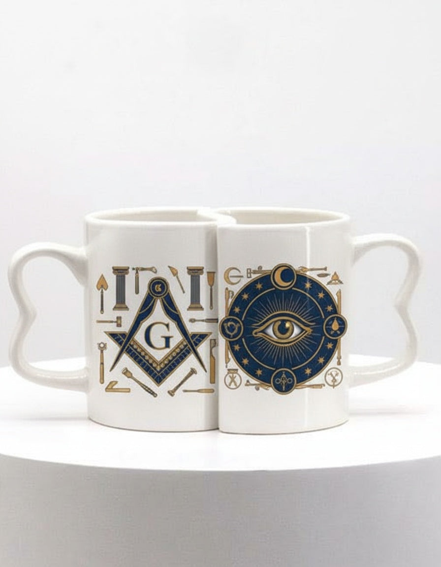 MasonView | Heart-Shaped Mug Set