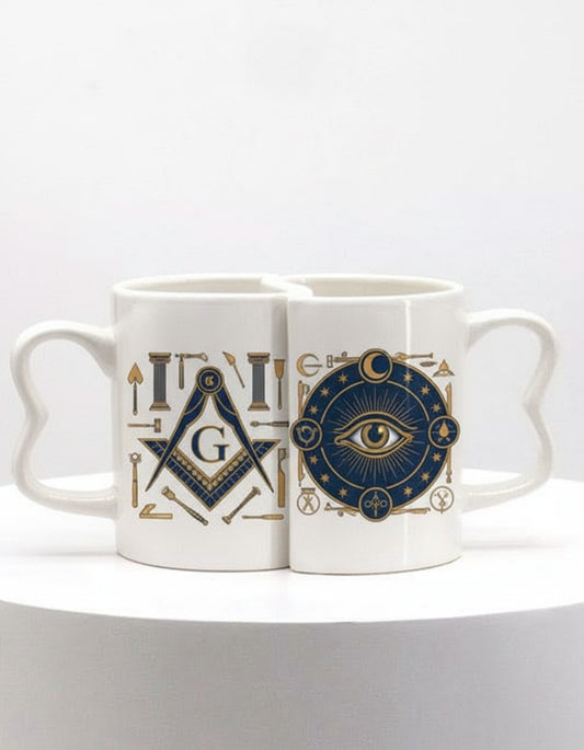 MasonView | Heart-Shaped Mug Set