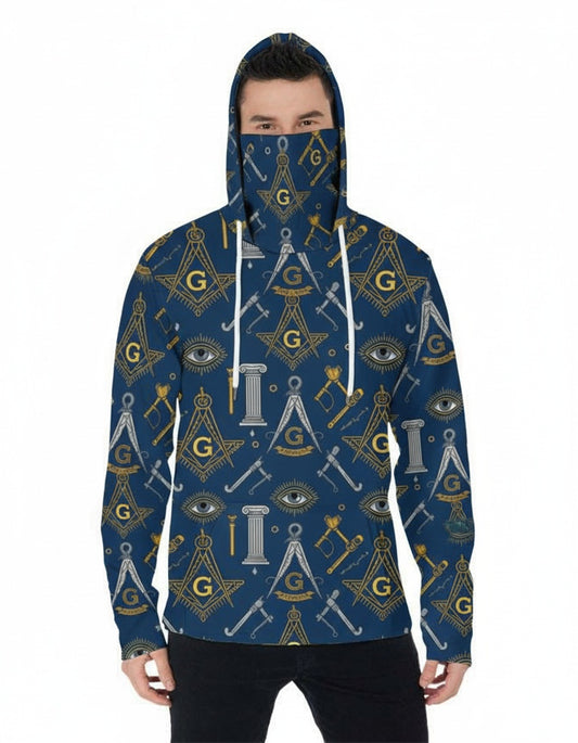 MasonView | All-over Print Gaiter Hoodie