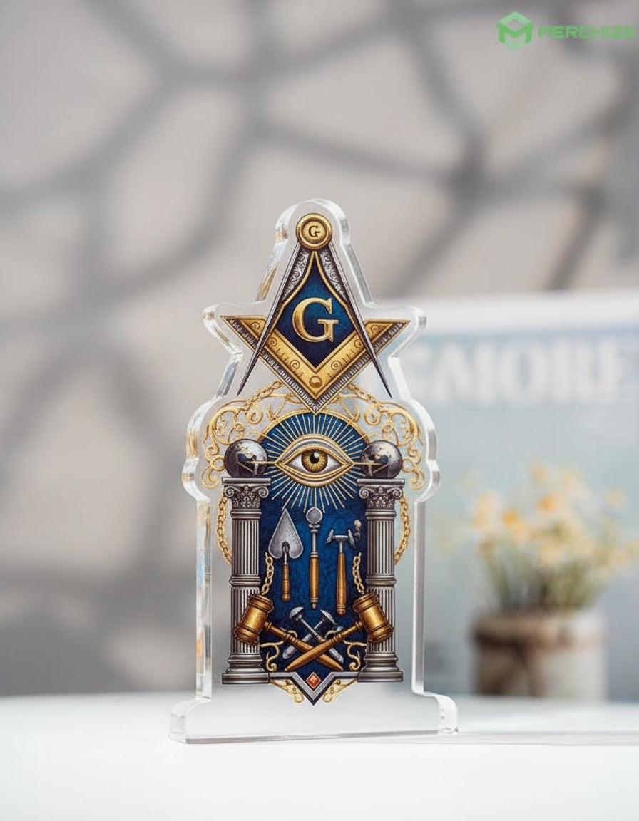 MasonView | Custom Shape Acrylic Plaque (without stand)