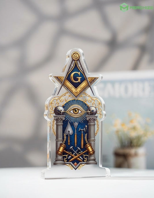 MasonView | Custom Shape Acrylic Plaque (without stand)