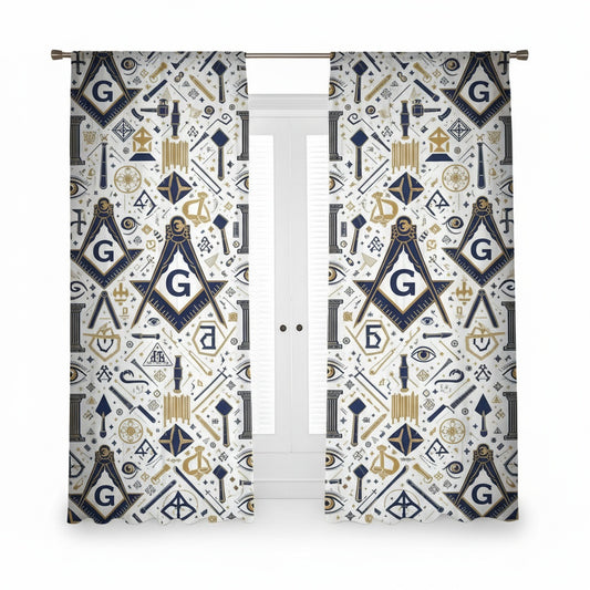 MasonView | Blackout Curtains with Hooks | 265(gsm)