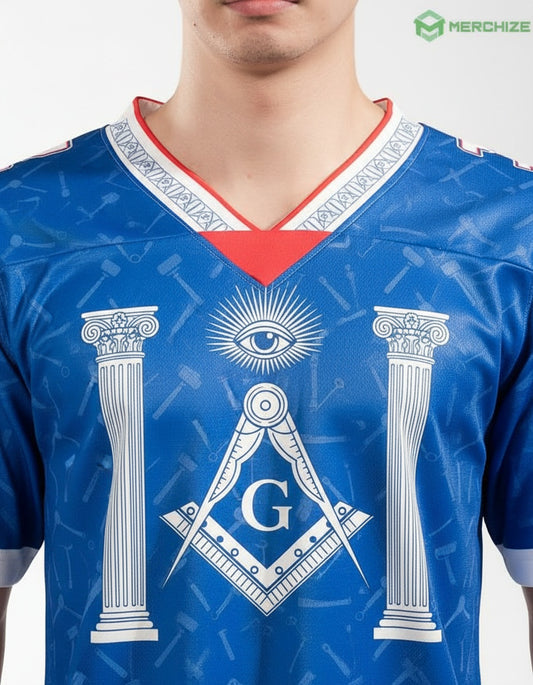 MasonView | All-over Print Football Jersey