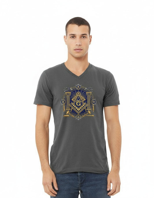 MasonView | Unisex V-neck T-shirt Bella Canvas 3005