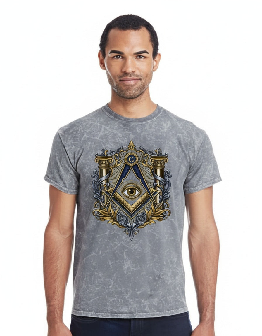 MasonView | Unisex Mineral Wash T-shirt Colortone 1300