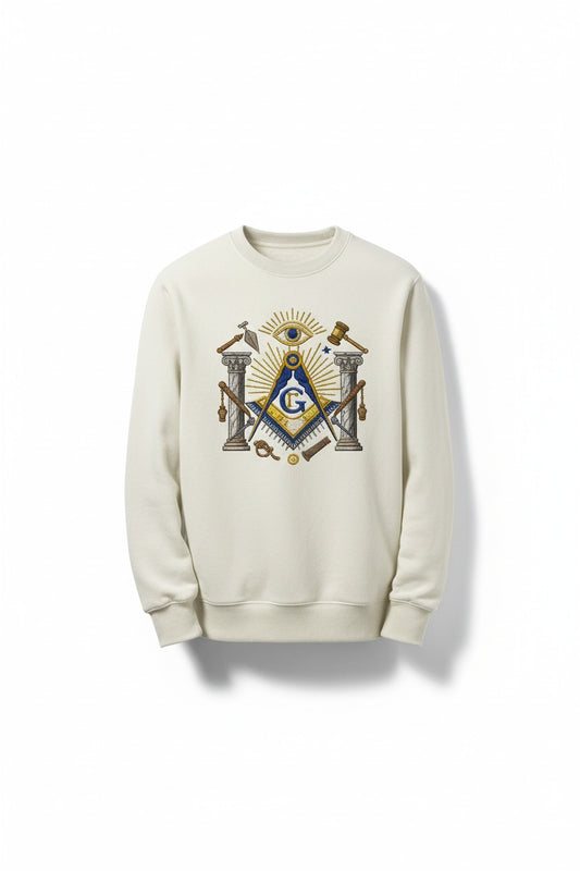 MasonView | Embroidered Classic Unisex Sweatshirt
